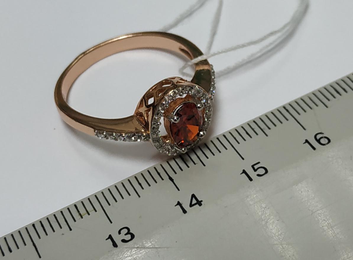 Серебряное кольцо с цирконием (30546545) 2