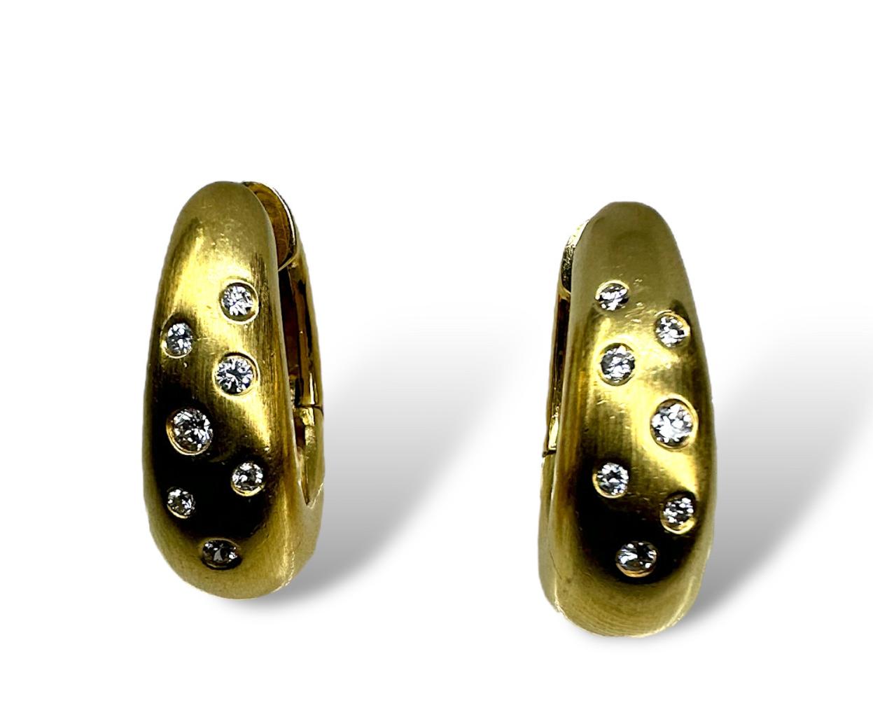 Сережки з жовтого золота з діамантом (33681460) 1