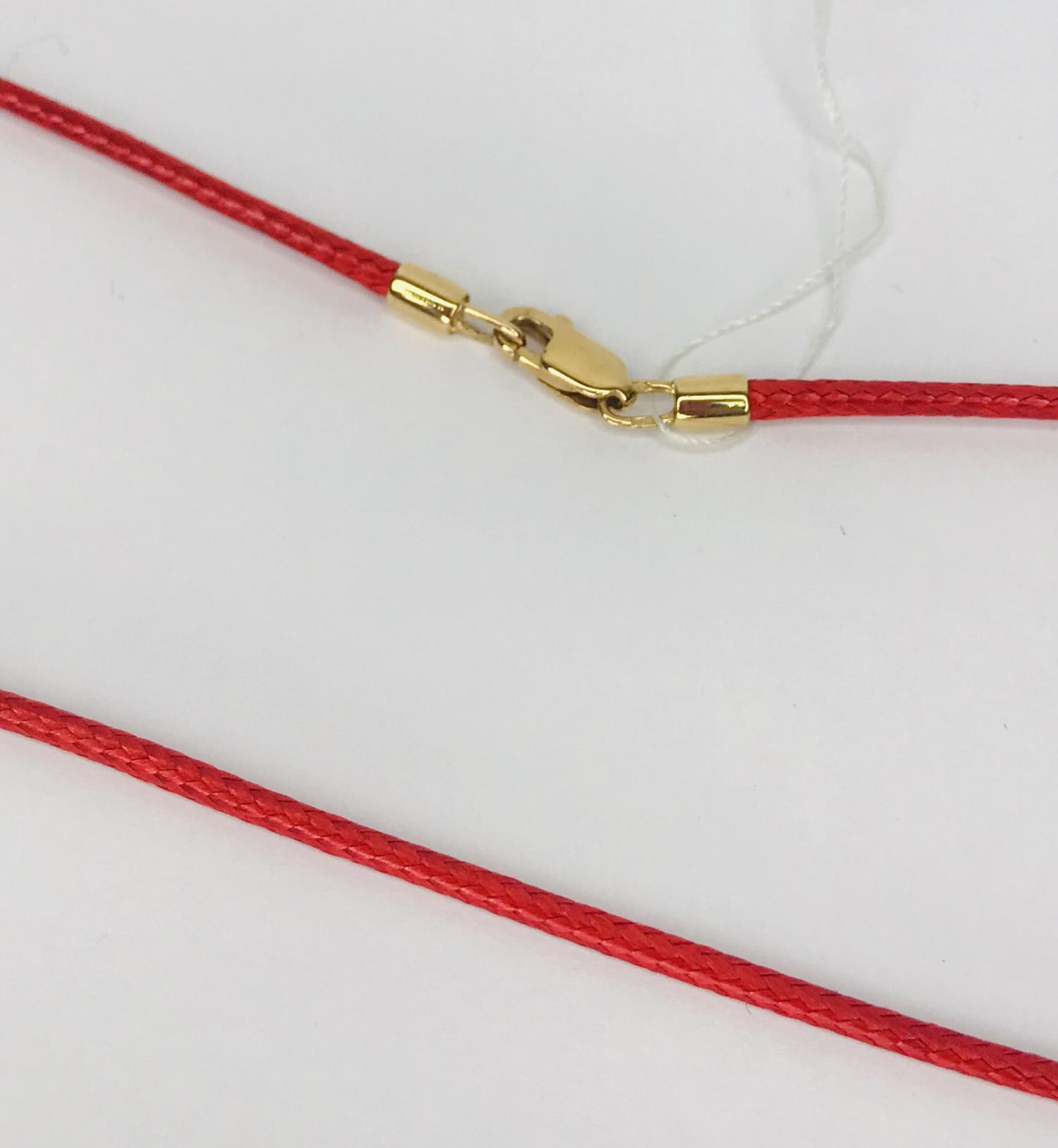 Ланцюжок з червоного золота з плетінням Шнурок (32913007) 0