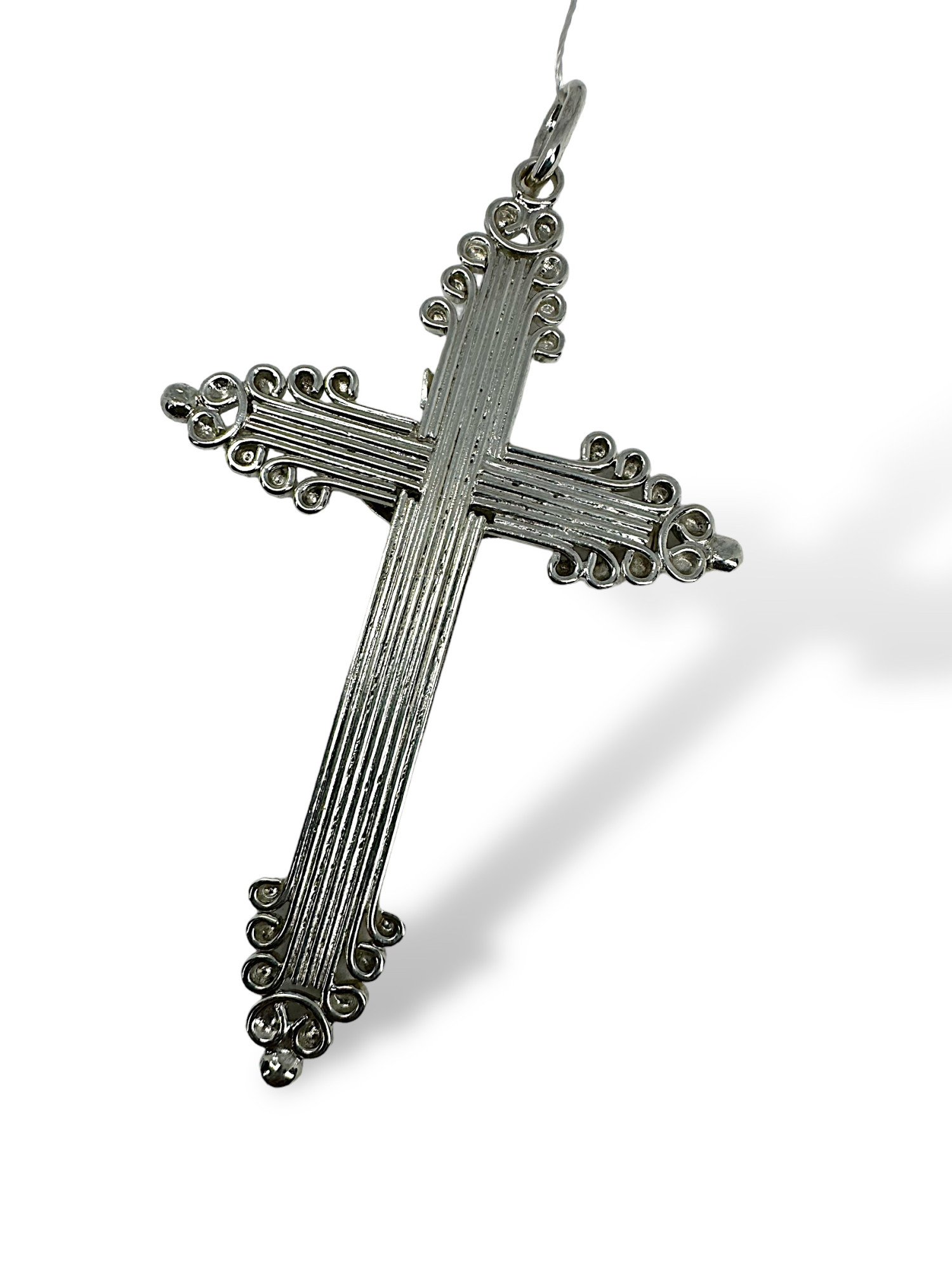Срібний підвіс-хрест (33517992) 1