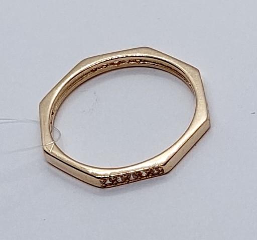 Кольцо из красного золота с цирконием (32862266) 1