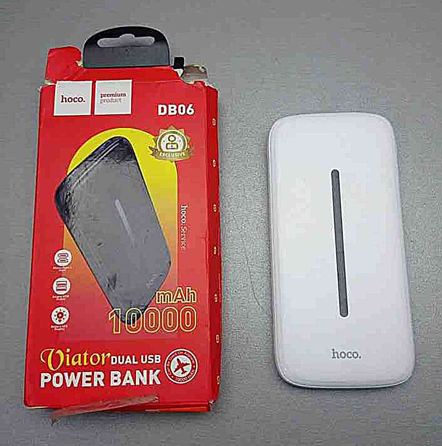 Powerbank Hoco DB06 Viator 10000 mAh White 3