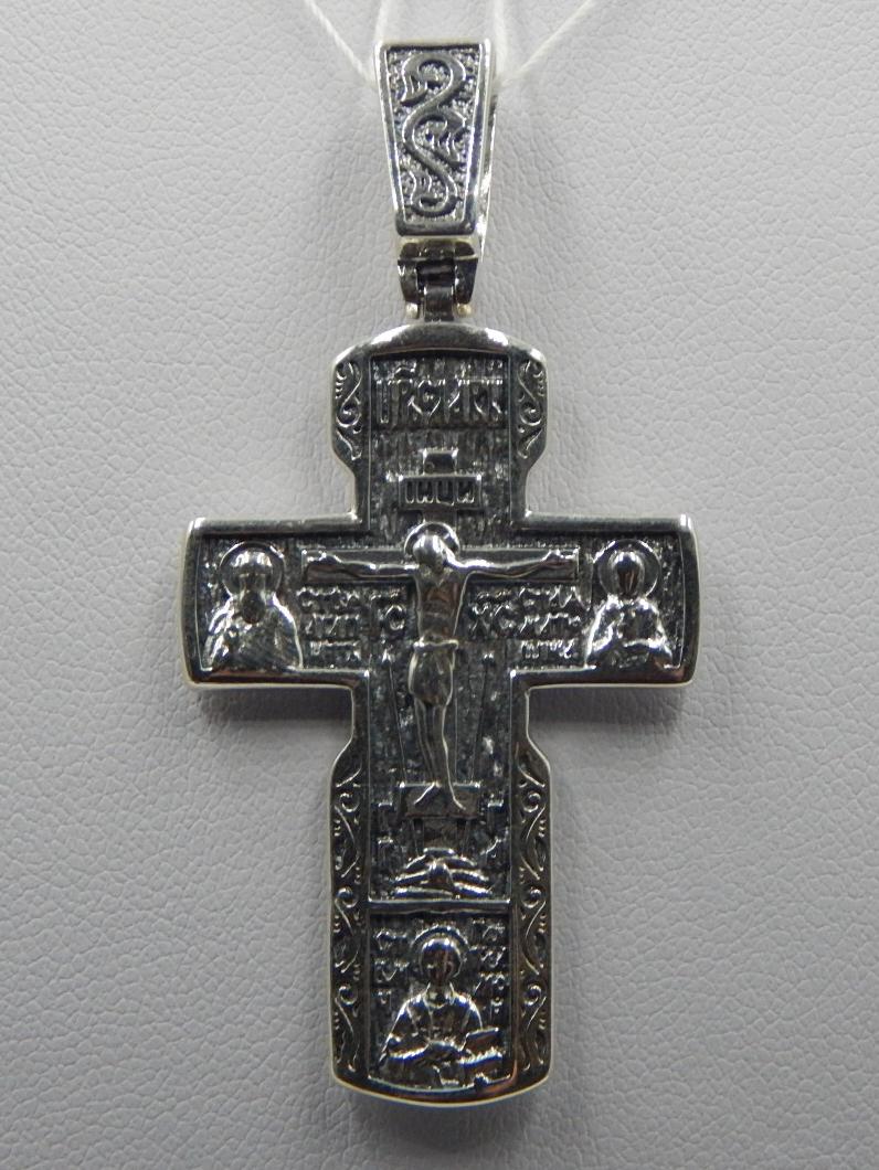 Срібний підвіс-хрест (32078139) 0