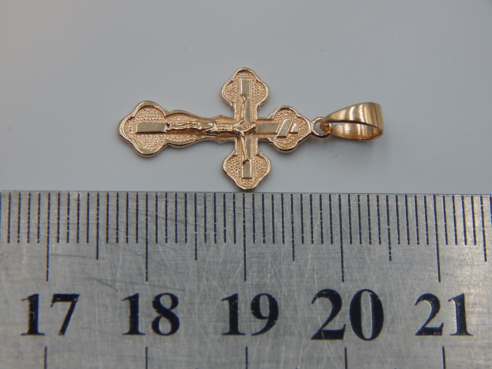 Подвес-крест из красного золота (33225464) 3