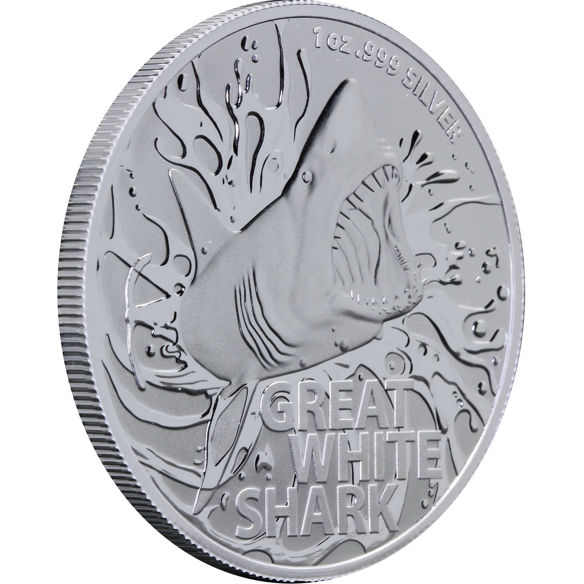 Серебряная монета 1oz Большая Белая Акула 1 доллар 2021 Австралия (29127907) 2