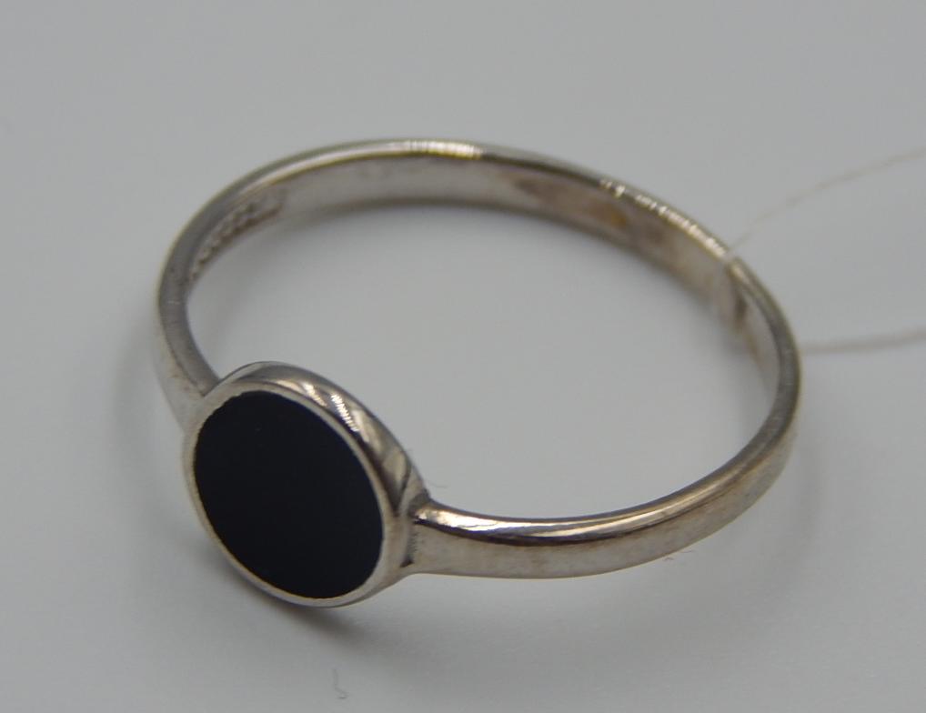Серебряное кольцо с эмалью (32506076) 2