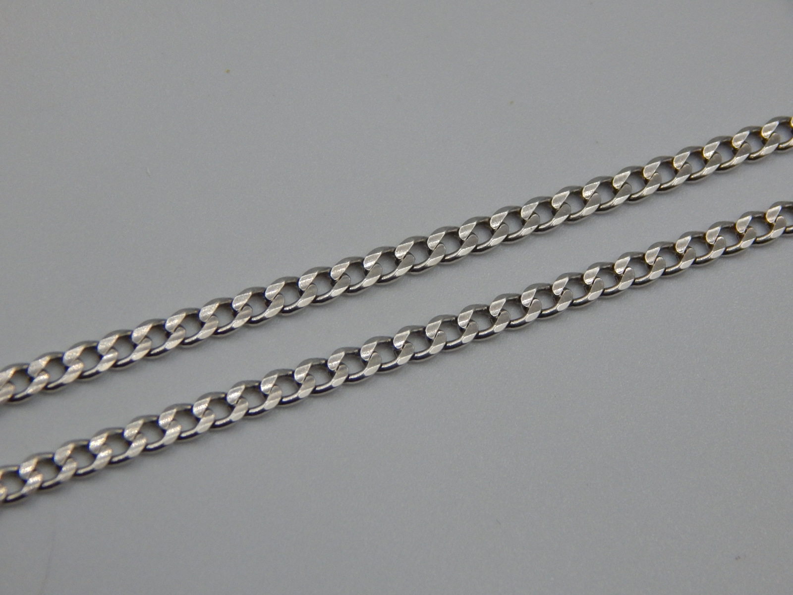 Срібний ланцюг з плетінням панцирне (32113845) 1