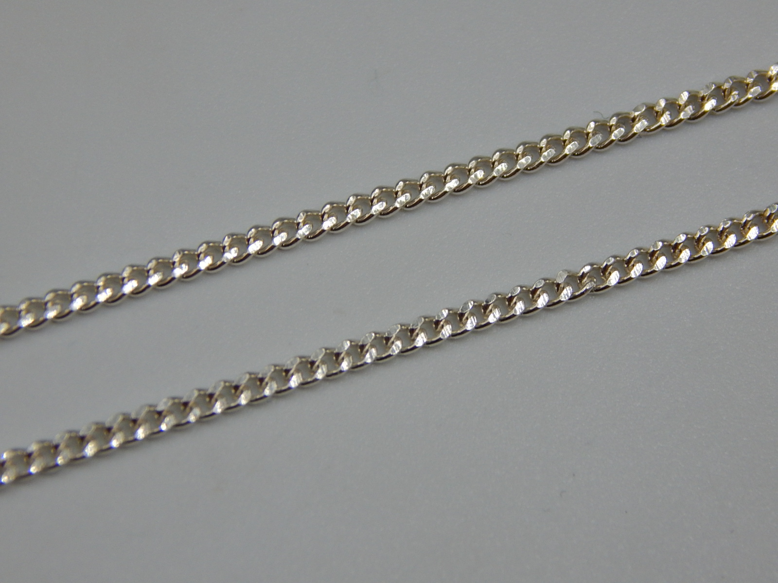 Серебряная цепь с плетением панцирное (32573400) 1