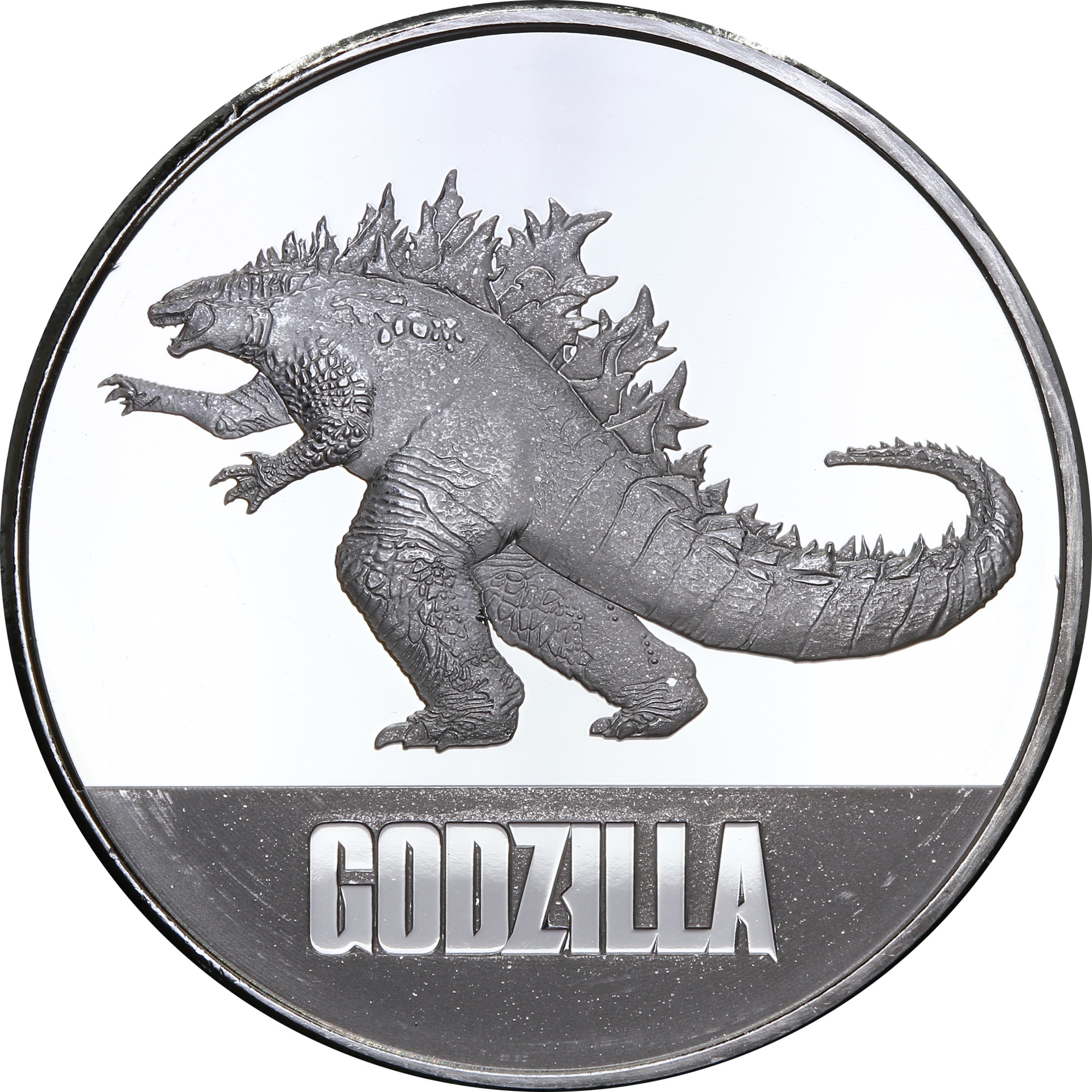 Серебряная монета 1oz Годзилла 2 доллара 2021 Ниуэ (29127918) 0