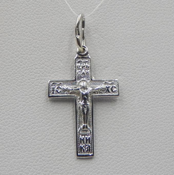 Срібний підвіс-хрест (32484429) 0