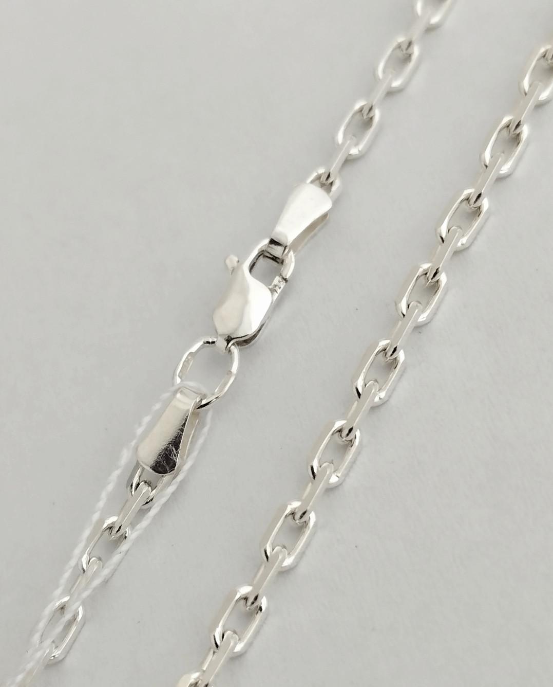 Серебряная цепь с плетением Якорное (33594882) 0
