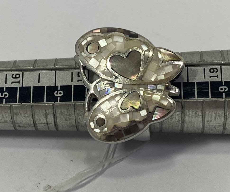 Серебряное кольцо с эмалью (33602527) 1