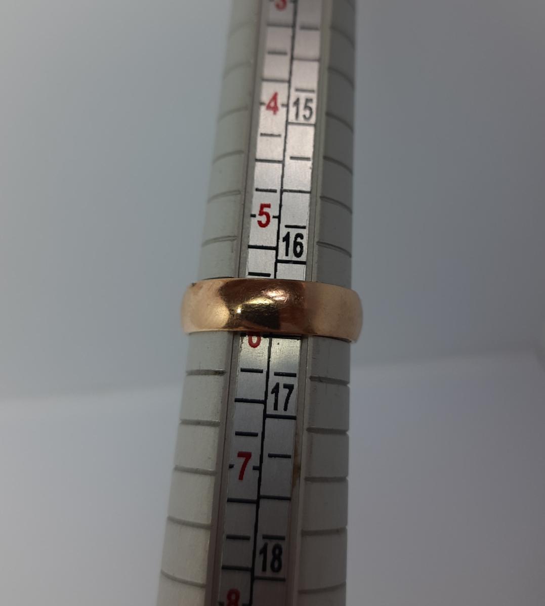 Обручальное кольцо из красного золота (33775500) 2