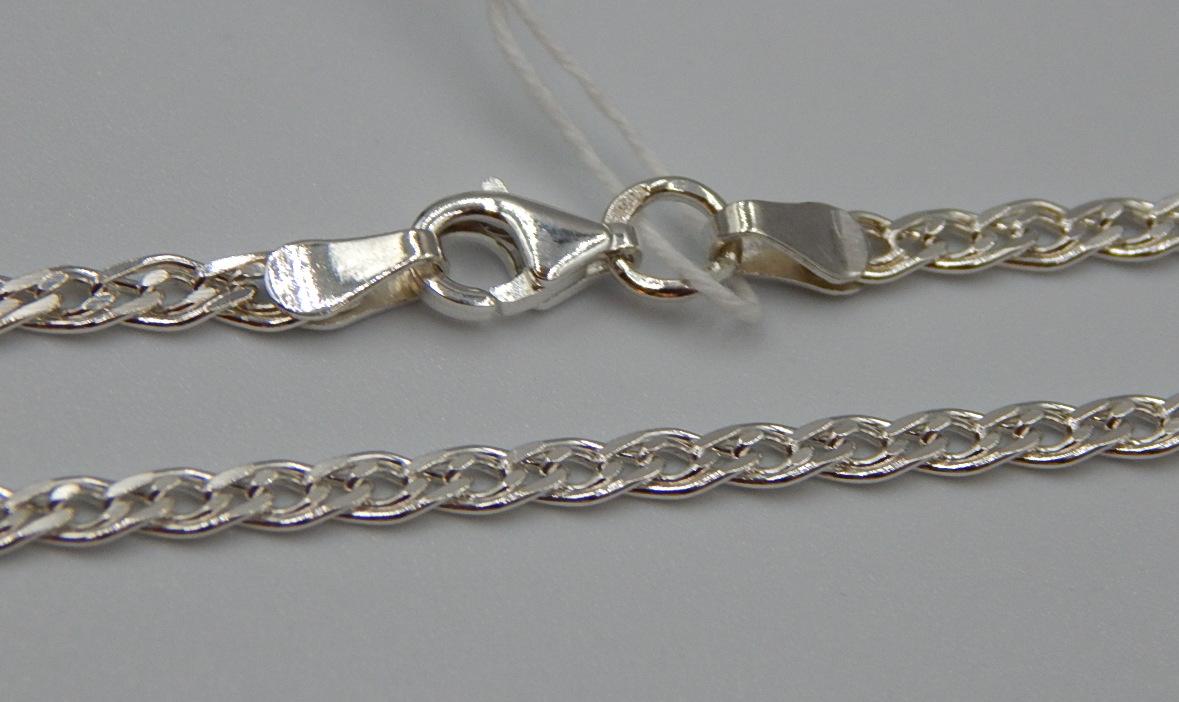 Срібний ланцюг із плетінням Нонна (32508487) 0