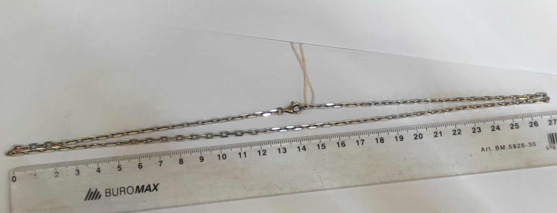 Срібний ланцюг із плетінням Якірне (33752109) 1