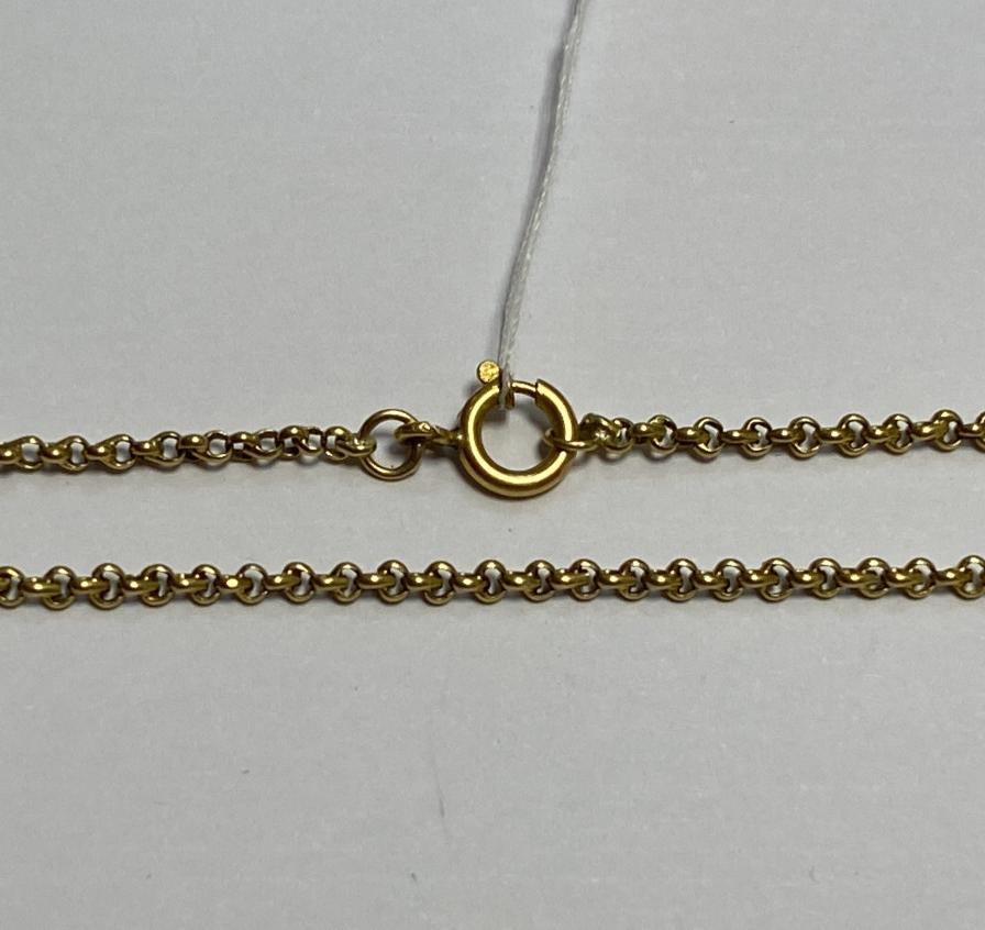 Цепь из желтого золота с плетением ролло (33697414) 1