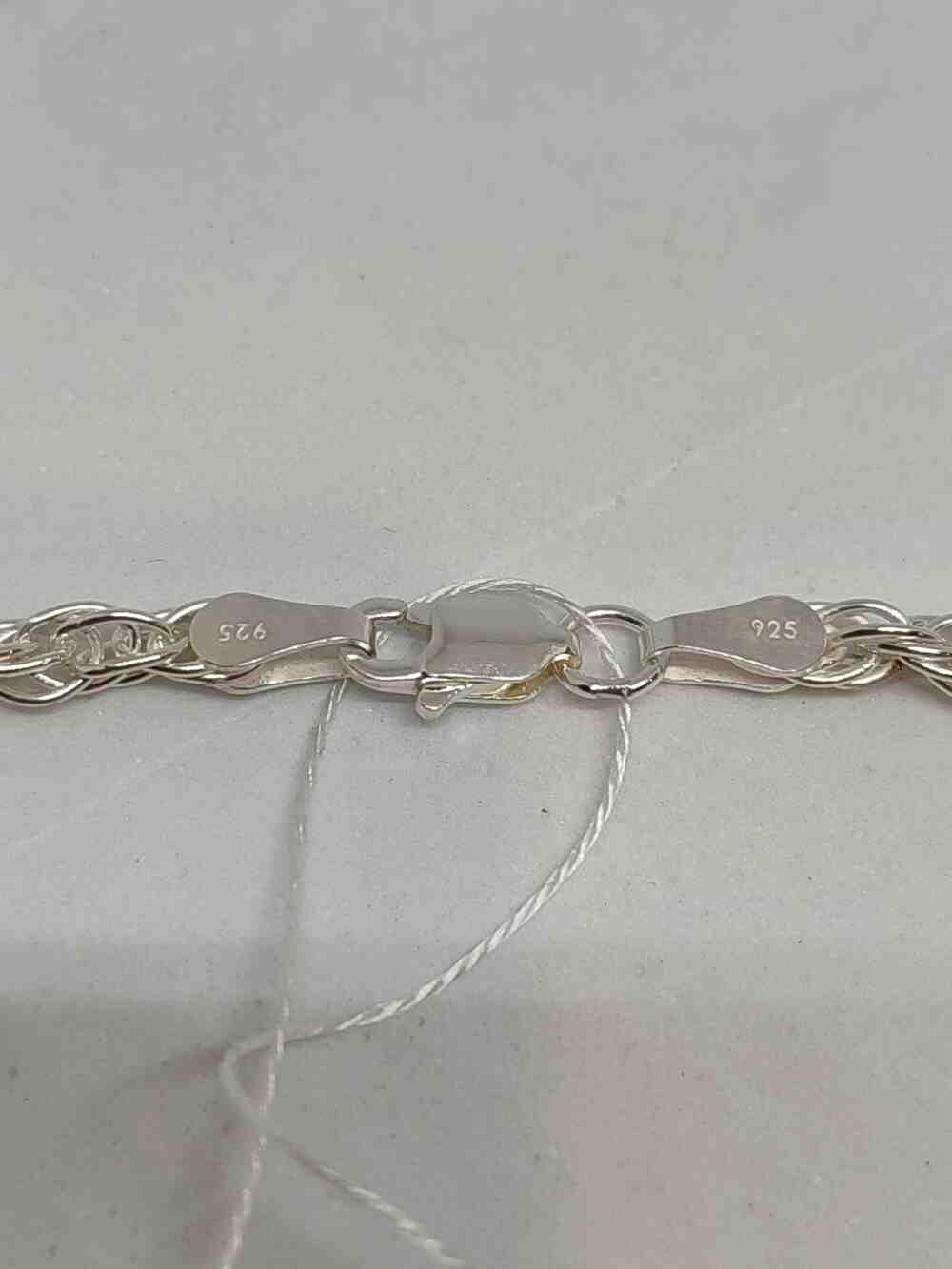 Серебряная цепь с плетением Кордовое (29350361) 1