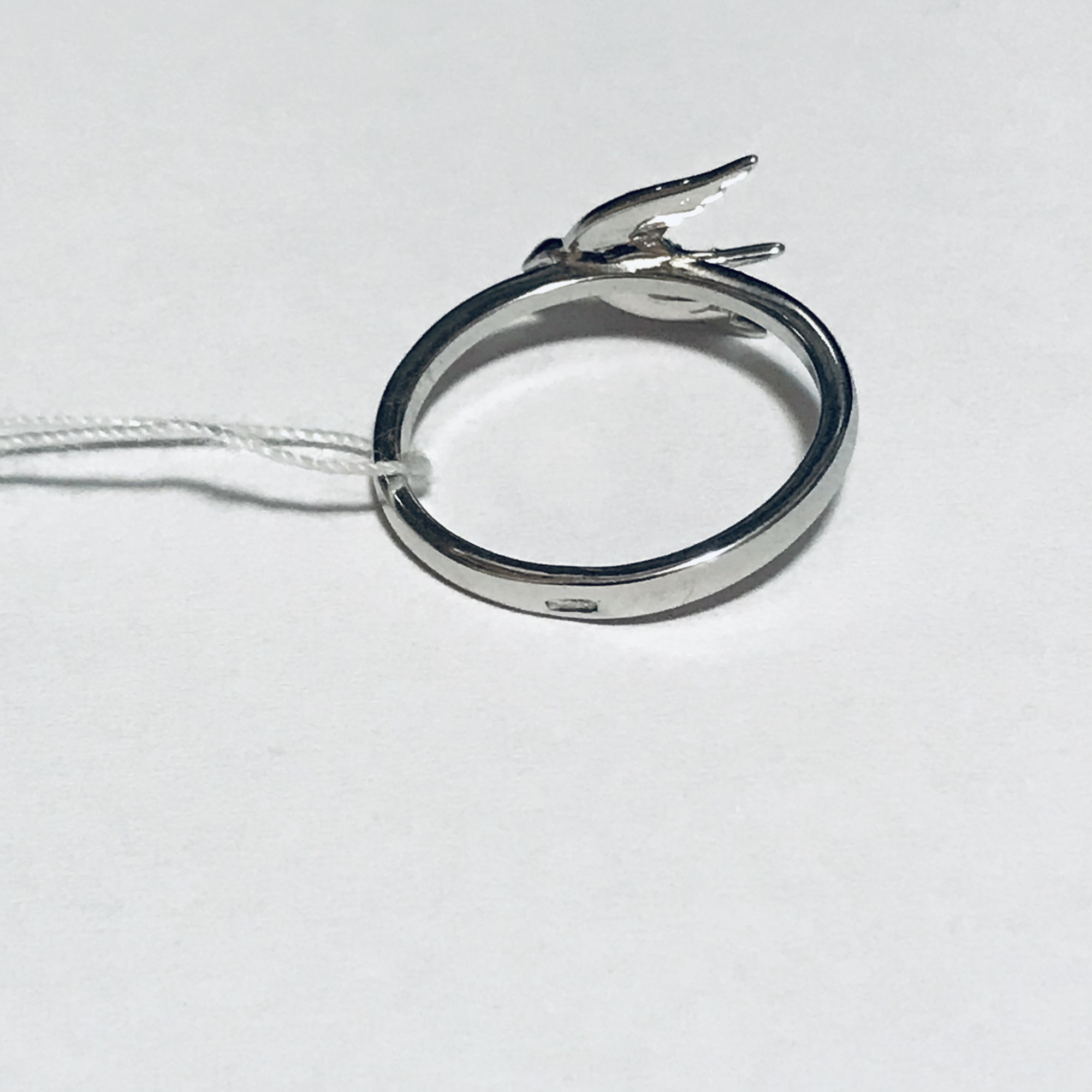 Серебряное кольцо с цирконием (31876679) 10