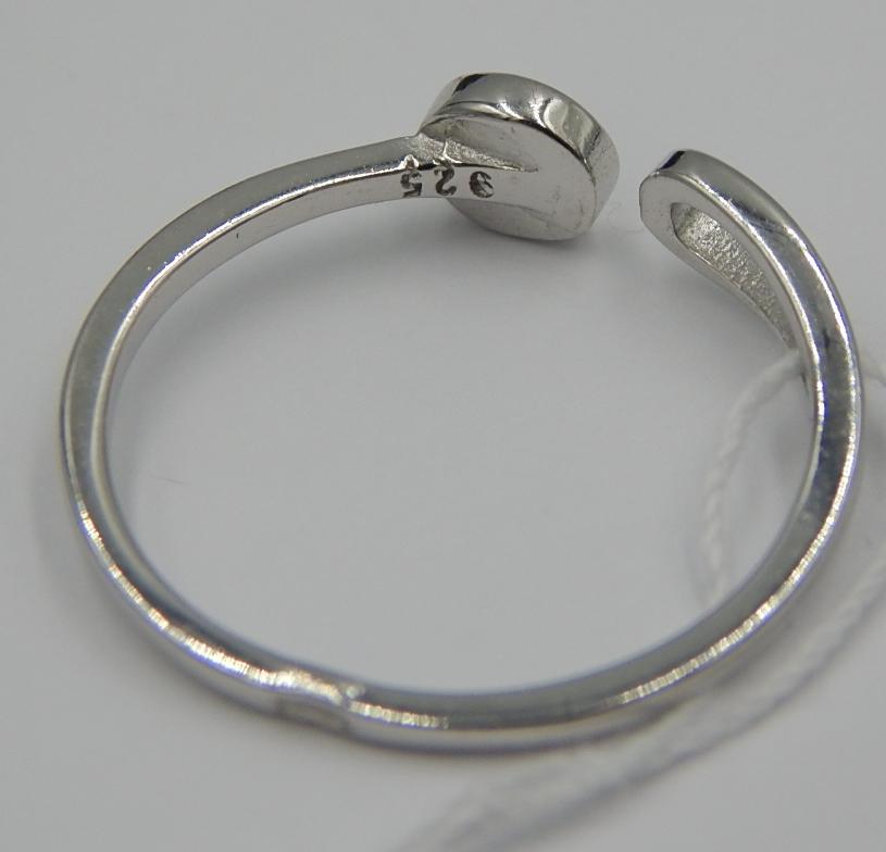 Серебряное кольцо с ониксом (30529029)  2