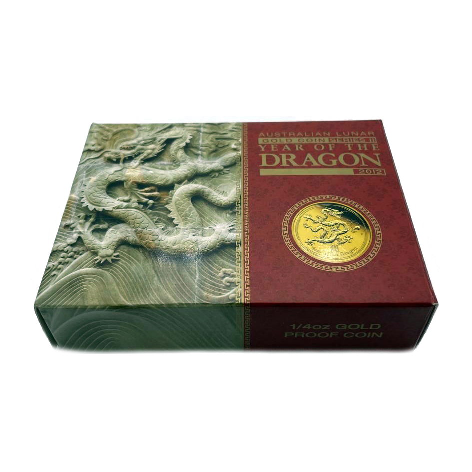 Золотая монета 1/4oz Год Дракона 25 долларов 2012 Австралия (31564128) 7