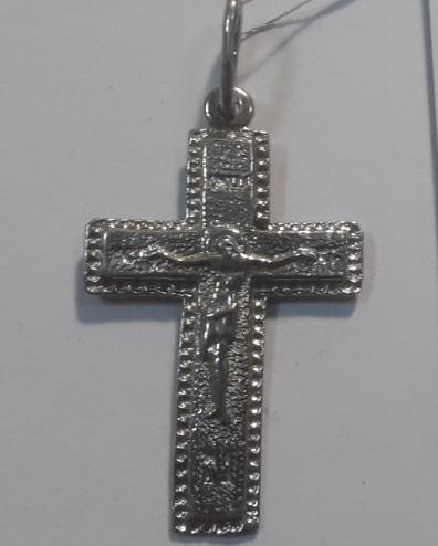 Срібний підвіс-хрест (28173831) 0