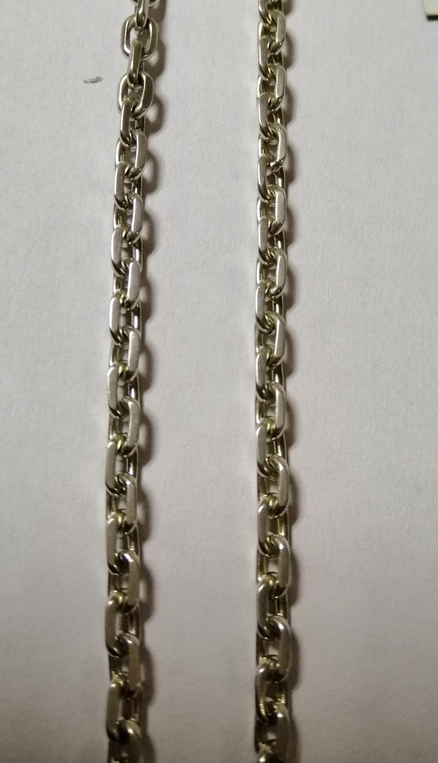 Серебряная цепь с плетением Якорное (28156874) 1
