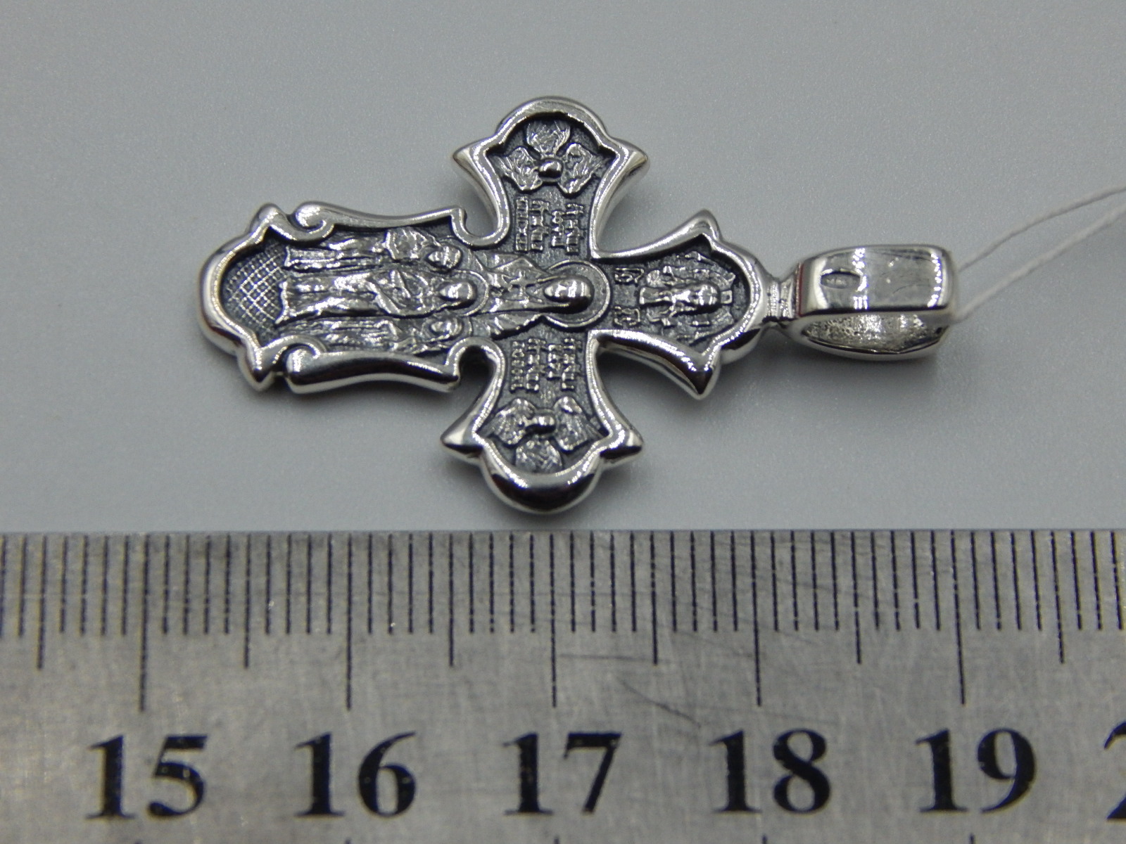 Срібний підвіс-хрест (33545374) 3