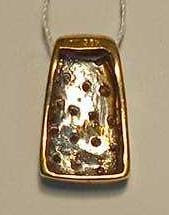 Кулон из красного золота с бриллиантом (-ми) (27417425) 1