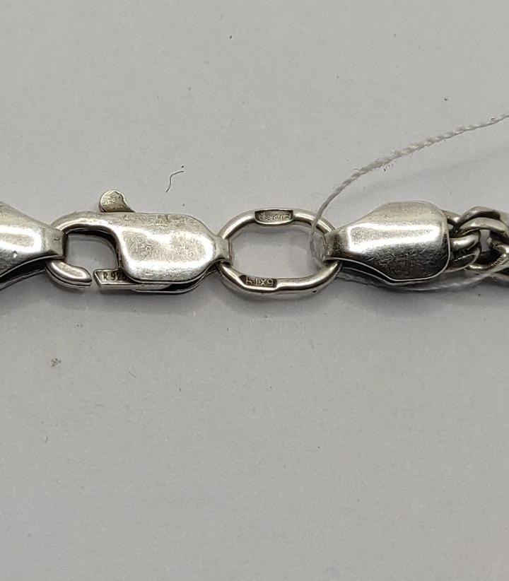 Серебряная цепь с плетением Бисмарк (32636563) 1