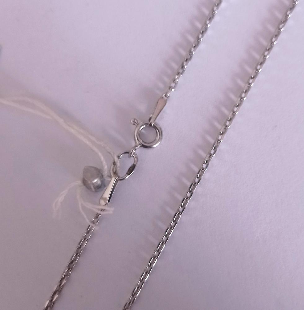 Срібний ланцюг із плетінням Якірне (30500494) 0