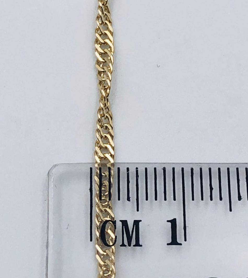 Ланцюжок з жовтого золота з плетінням сінгапур (33478504) 2