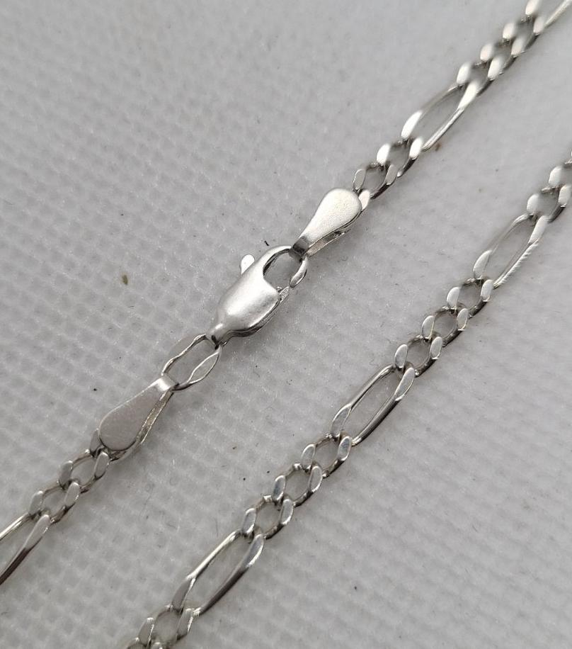 Серебряная цепь с плетением Картье (31803741) 0