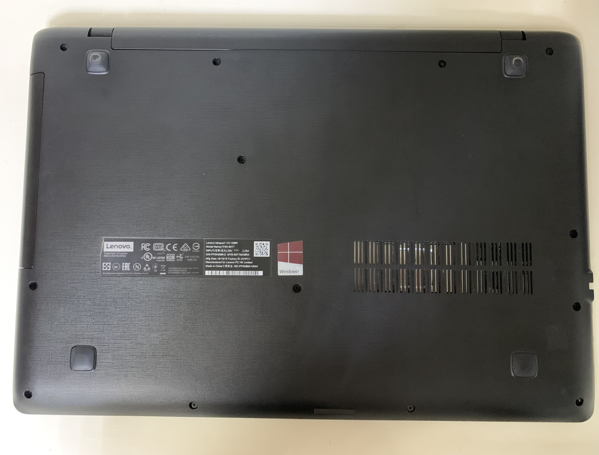 Ноутбук Lenovo IdeaPad 110-15IBR (80T70039RA) (33667986) 4