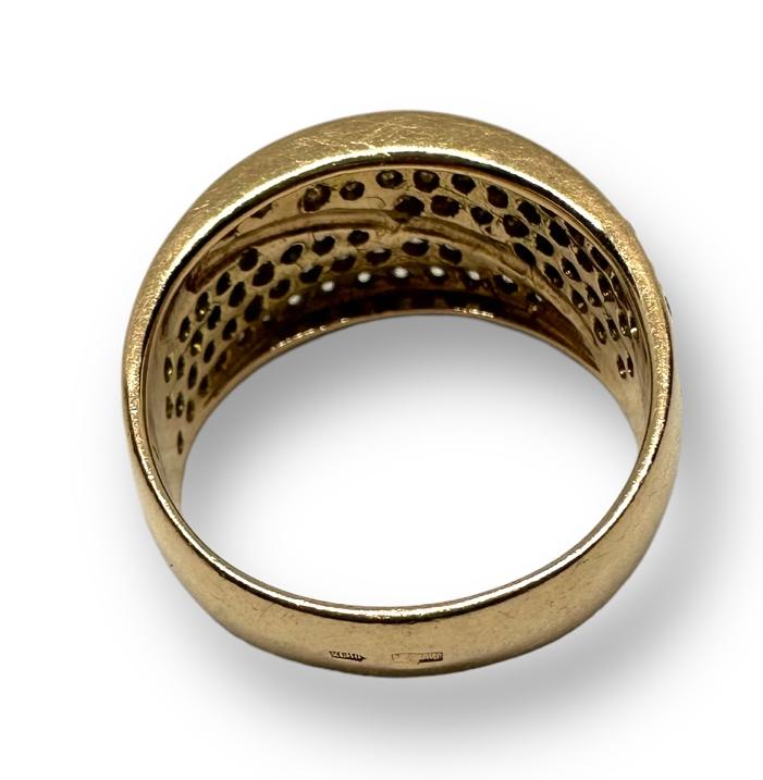 Кольцо из красного золота с цирконием (29970916)  3
