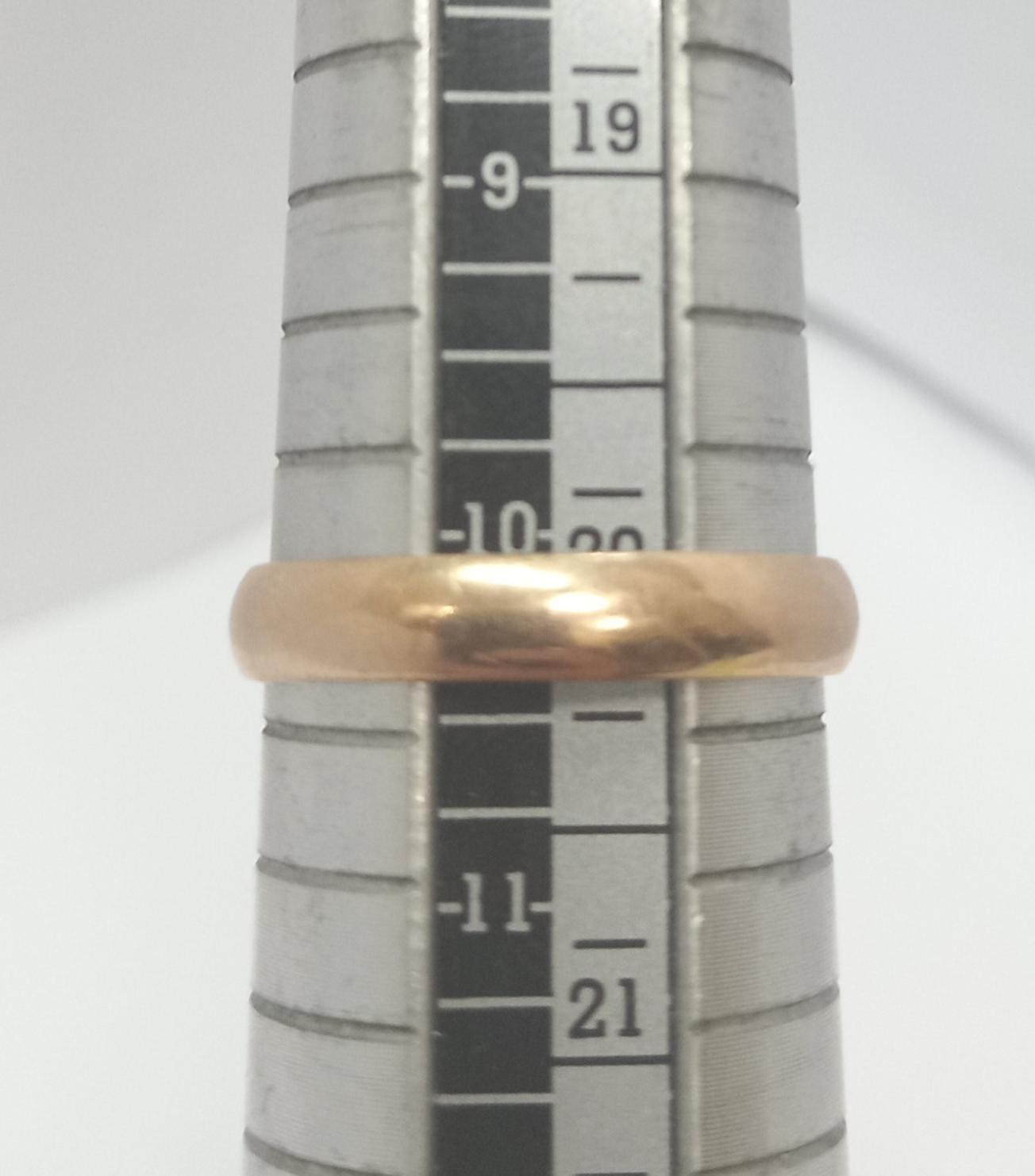 Обручальное кольцо из красного золота (33453907) 1