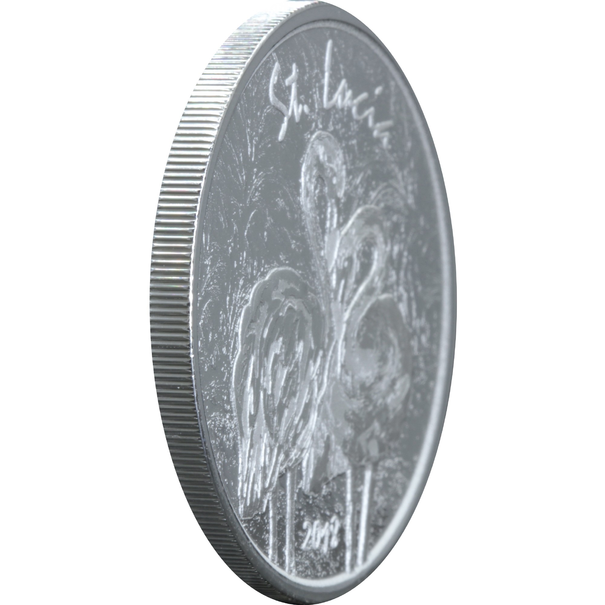 Серебряная монета 1oz Сент-Люсия 2 доллара 2018 Сент-Люсия (29127597) 2