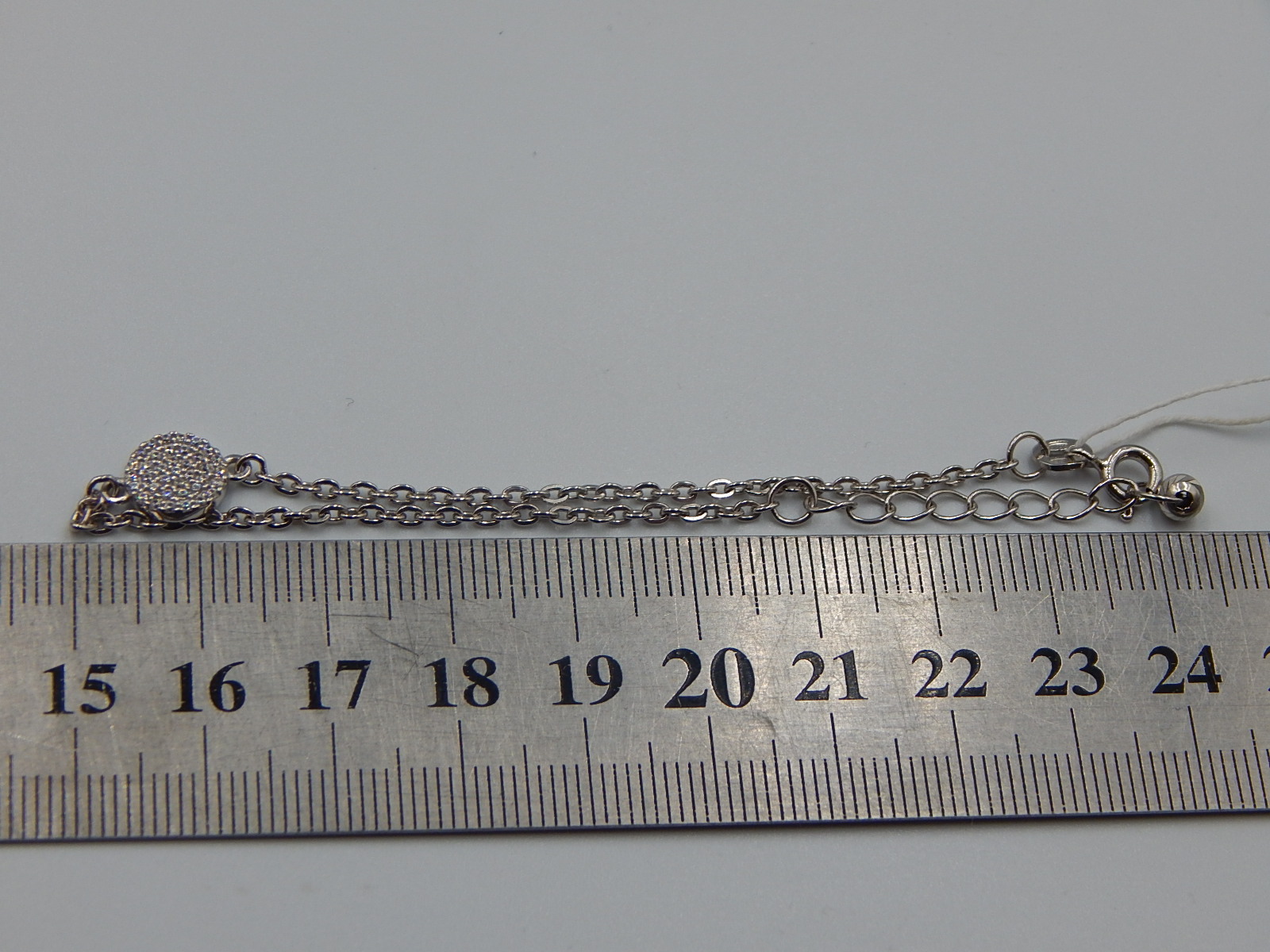 Срібний браслет із цирконієм (30973168) 3