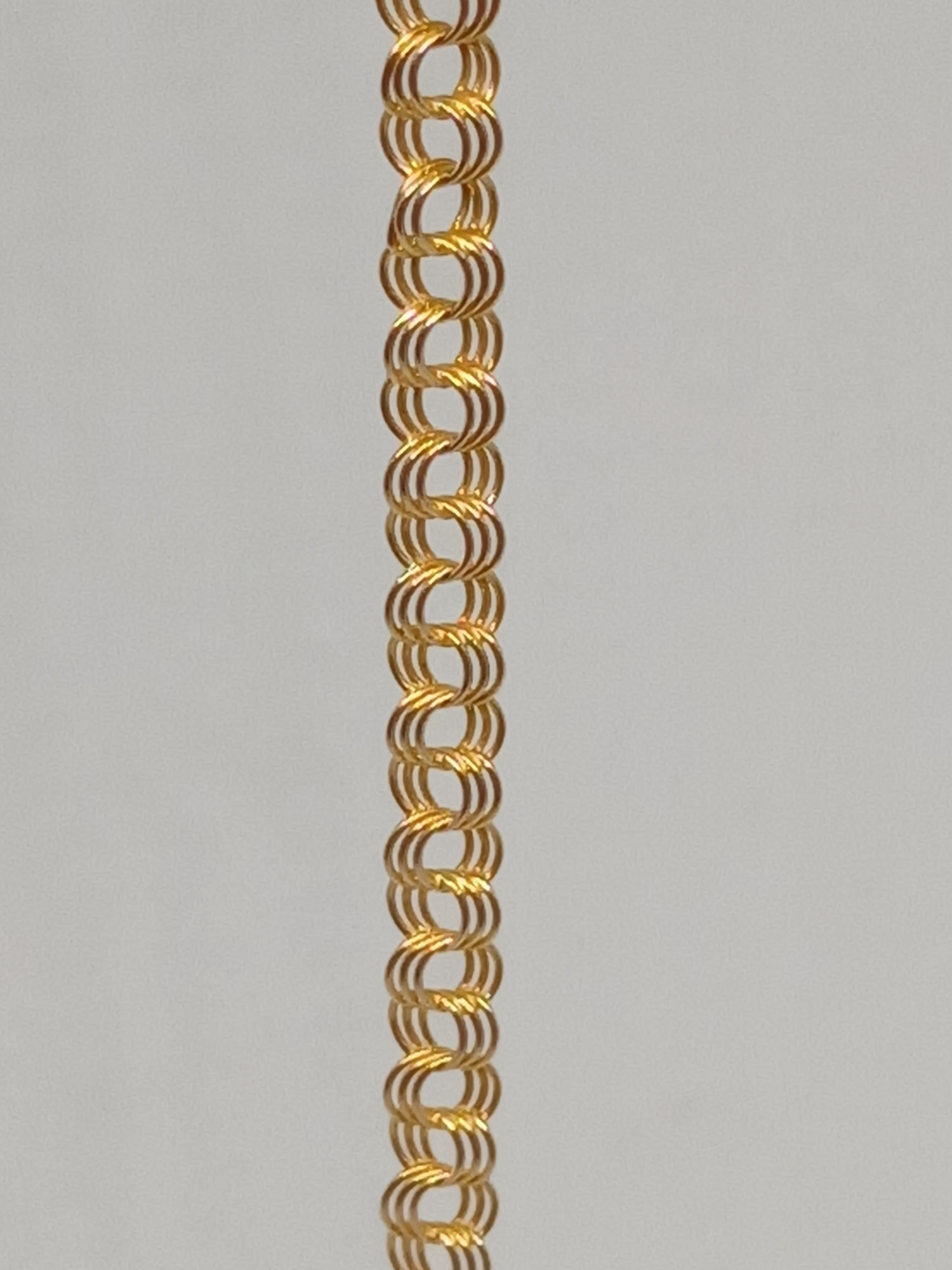 Ланцюжок з жовтого золота з плетінням Бісмарк (33656521) 2