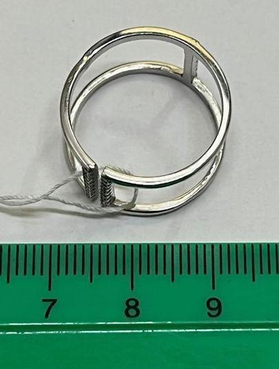 Серебряное кольцо с цирконием (30525414) 2