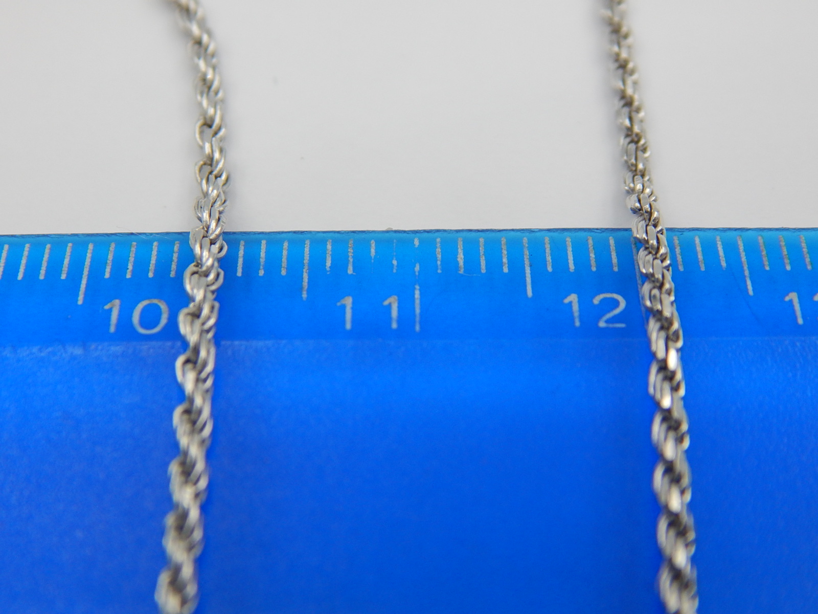 Серебряная цепь с плетением Веревочка (30548127) 1
