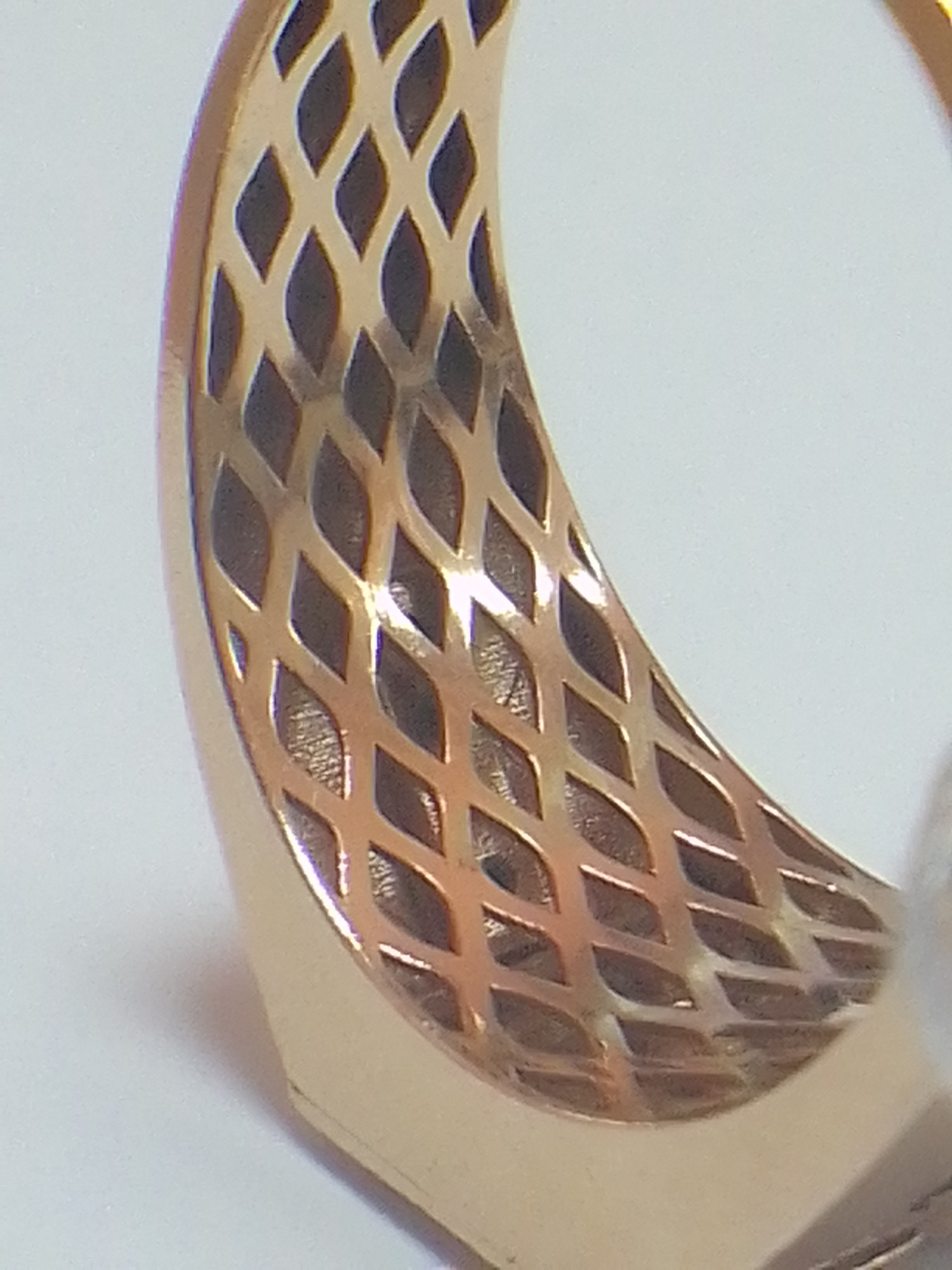 Перстень из красного золота с цирконием (33104253) 5