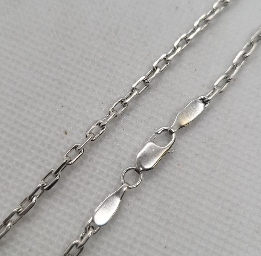 Серебряная цепь с плетением Якорное (31766389) 0