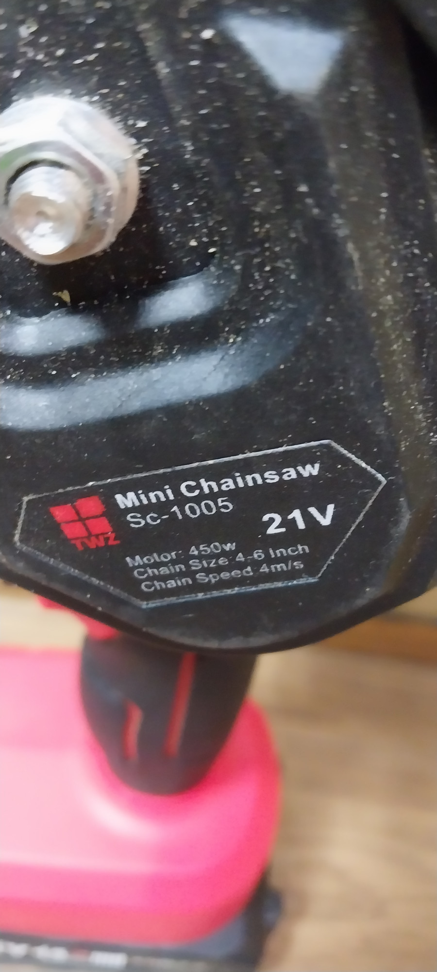 Акумуляторна ланцюгова електропилка TWZ Mini Chain Saw SC-1005 3