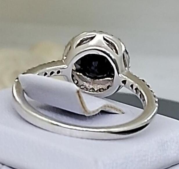 Серебряное кольцо с цирконием (32473873) 4