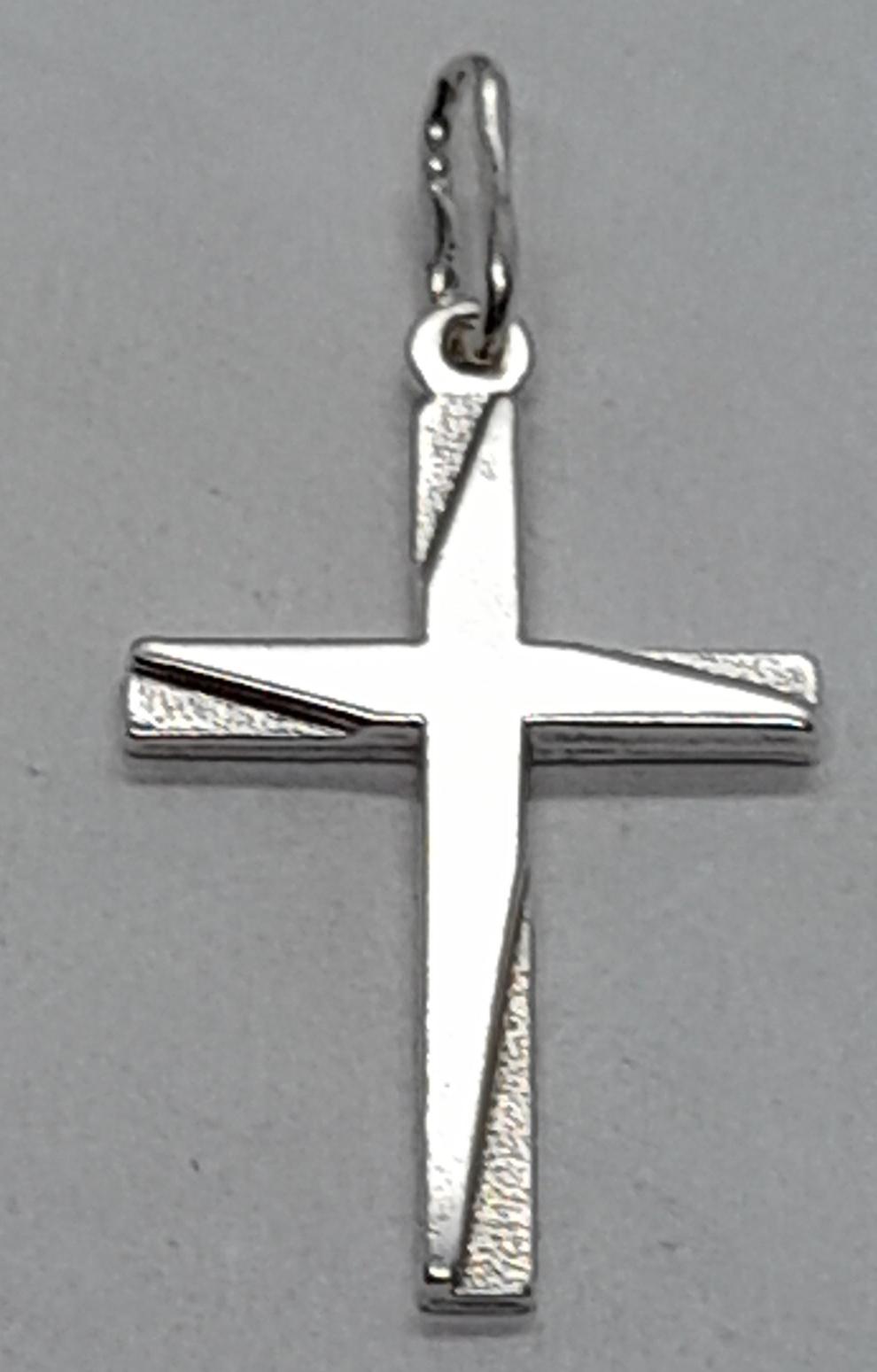 Срібний підвіс-хрест (31805749) 0