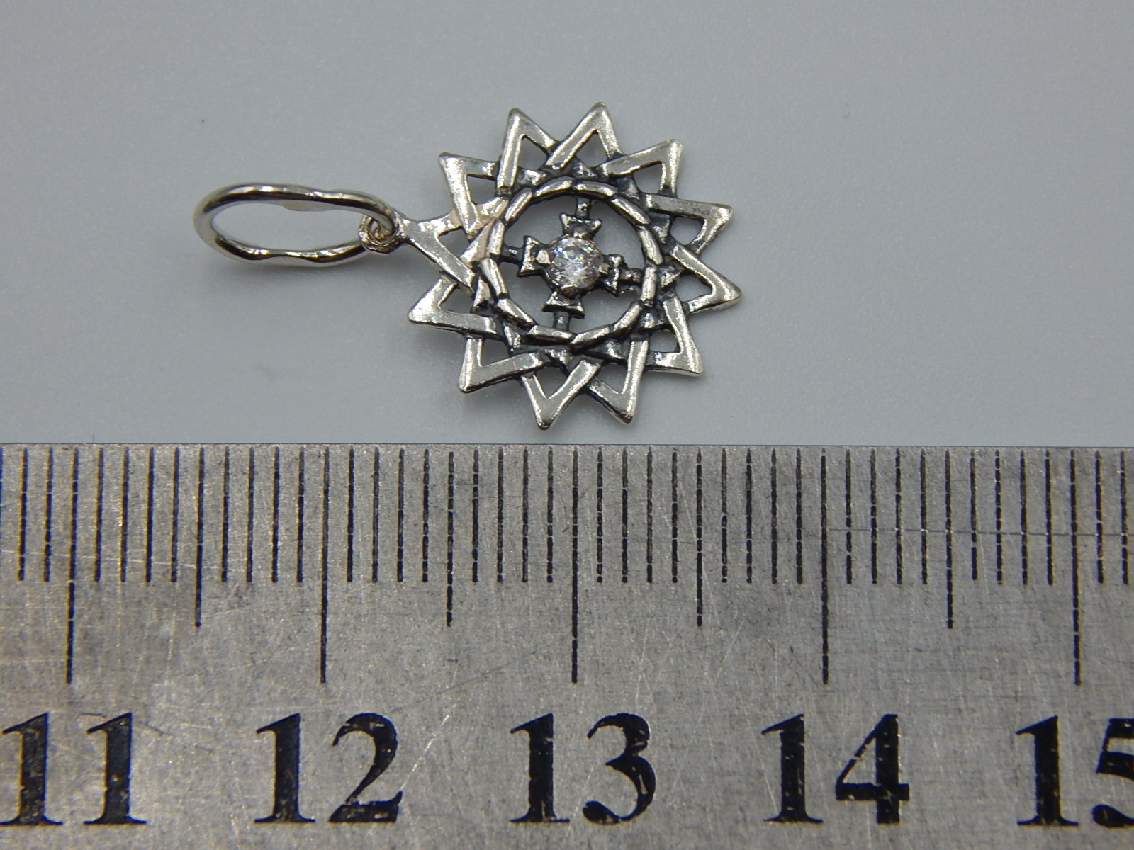 Срібний кулон із цирконієм (32414229) 2