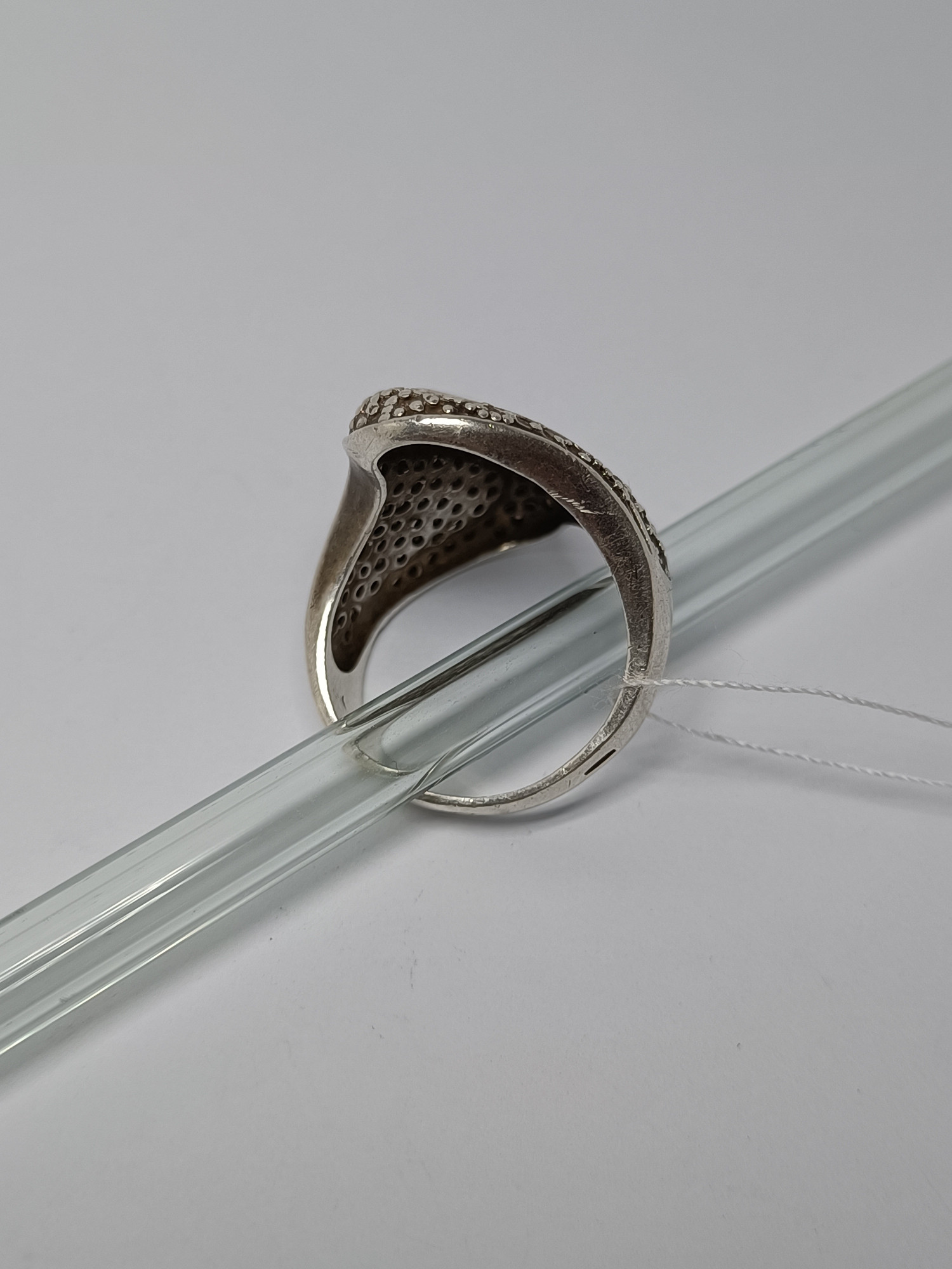 Серебряное кольцо с цирконием (33902162) 1