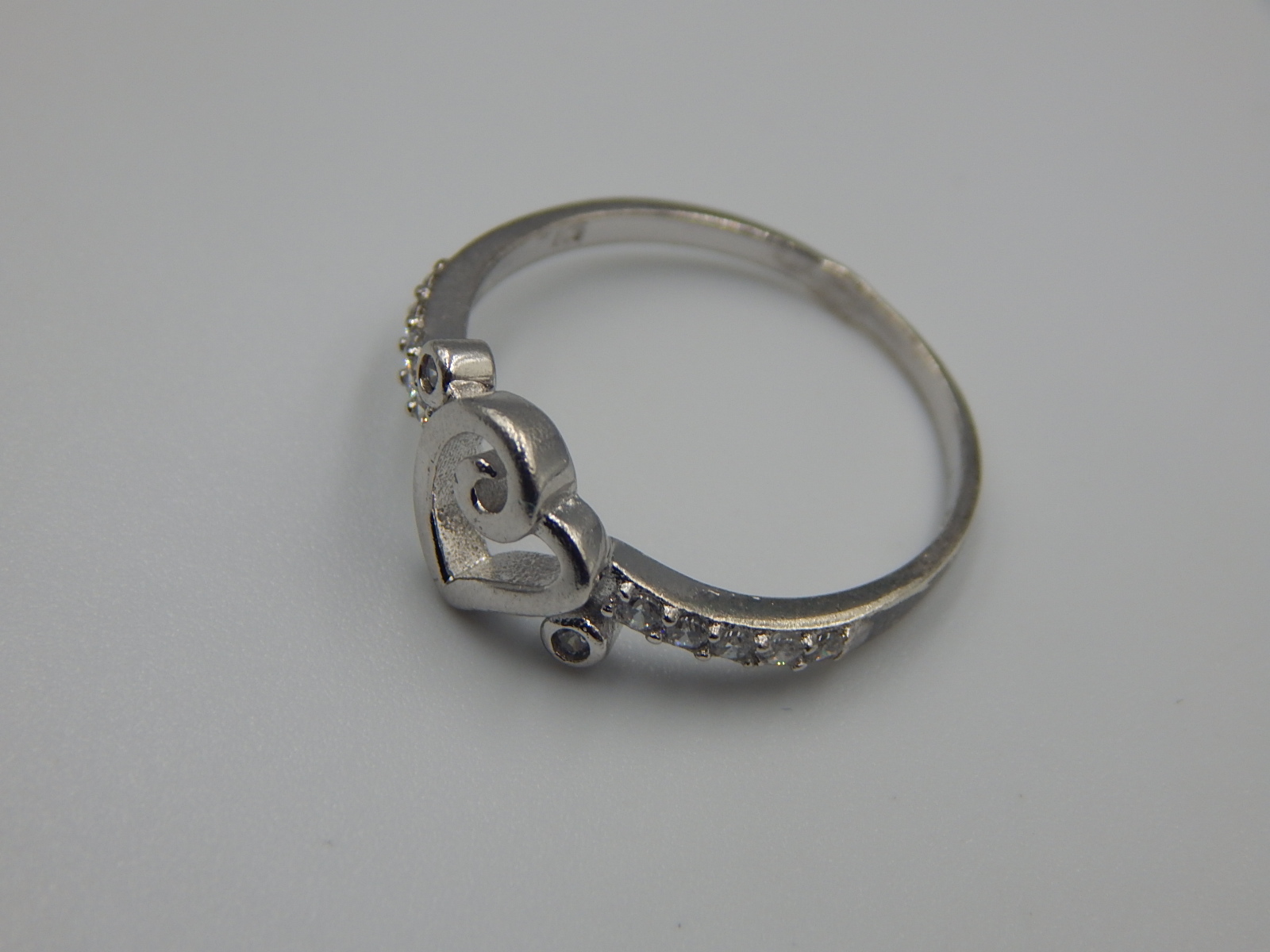 Серебряное кольцо с цирконием (33453946) 2