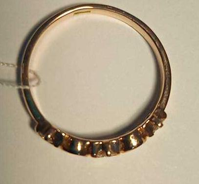 Кольцо из красного золота с бриллиантом (-ми) (27417638) 3