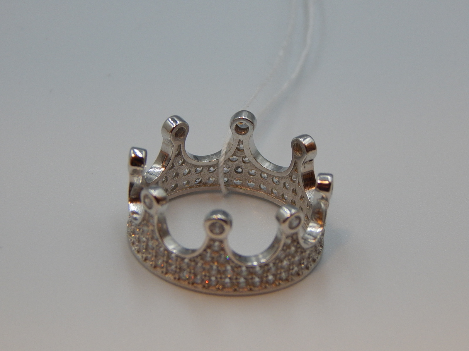 Серебряное кольцо с цирконием (30537273) 3
